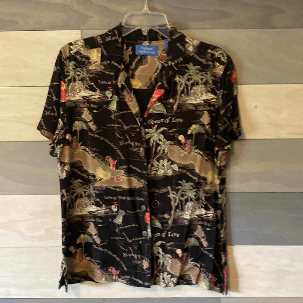 Beautiful Natural Reflections tropical shirt.